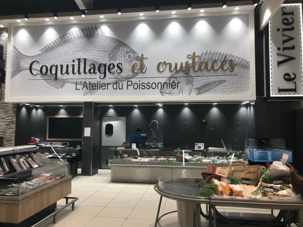 Super U Remodeling de surface de vente DREYER