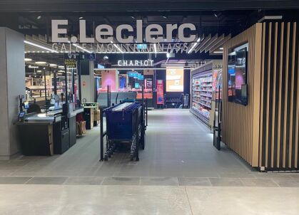 Chambres froides pour supermarché